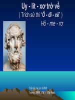 UY-LIT-XO trở về (hoàn chỉnh)