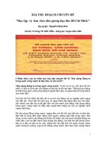 bai thu hoach hoc tap va lam theo tam guong DDHCM