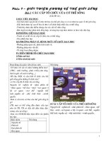 GA Sinh 10 Chương 1 + 2 làm kĩ