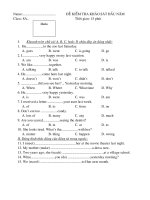 De thi khao sat AV 8