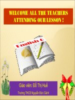 Unit 12 - GA thi GVG