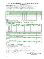 Báo cáo mẫu 1 - Trường Tiểu học năm 2009 -2010