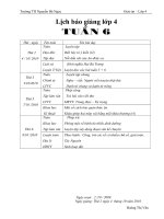 Giáo án tuần 6 lớp 4 năm 2010- 2011