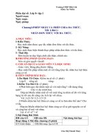 chương 1. bài 1:nhân đơn thức với đa thức