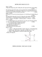 Đáp án KSCL đầu năm 2010-2011  ly7