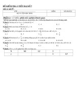 KT 1 Tiết Toán T37 (DS)