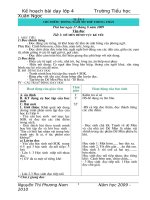 Giao an lop 4-tuan 1 nam hoc 2009 - 2010