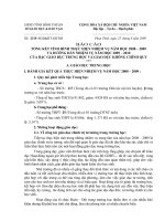 HD nhiệm vụ 2009-2010 trung học