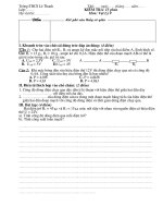 De kiem tra 15 phut so 1 nam 09-10