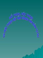 ĐỐI THOAI, ĐỘC THOẠI VÀ ĐỘC THOẠI NỘI TÂM TRONG VB TỰ SỰ