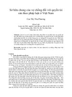 Sở hữu chung của vợ chồng đối với quyền tài  sản theo pháp luật ở Việt Nam