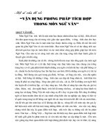 TÍCH HỢP TRONG MÔN NGỮ VĂN