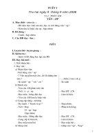 Giáo án tổng hợp lớp 1