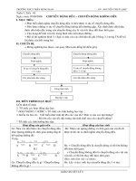 BÀI 3: CHUYỂN ĐỘNG ĐỀU