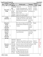 KẾ HOẠCH DẠY HỌC MÔN VĂN LỚP 9