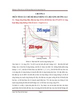 phân tích các chế độ hoạt động của bộ cộng hưởng llc