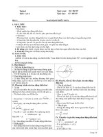 Bài 1: Dao động điều hoà