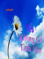 Nếu không có tình yêu