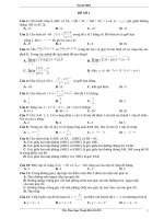 Các đề thi HK II - Lớp 11- môn Toán