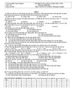 Đề KTCL đầu năm- Lý 12CB- đề 2