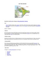 GIỚI THIỆU VỀ TỈNH NAM ĐỊNH