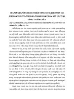 PHƯƠNG HƯỚNG HOÀN THIỆN CÔNG TÁC HẠCH TOÁN CHI PHÍ SẢN XUẤT VÀ TÍNH GIÁ THÀNH SẢN PHẨM XÂY LẮP TẠI CÔNG TY SÔNG ĐÀ 1