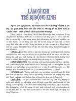 LAM GI KHI TRE BI DONG KINH