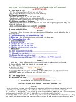 Đề cương SKKN nhận biết