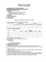 kế hoạch tổ chuyên năm 2009 - 2010