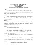 Đề HSG huyện 08-09 Hóa học 9 V1