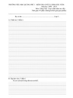 DE KTCL DAU NAM 5 09-10 (Tieng Viet)