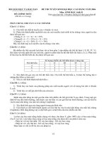 ĐỀ THI TUYỂN SINH ĐẠI HỌC, CAO ĐẲNG NĂM 2006 Môn: SINH HỌC, khối B