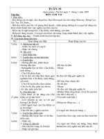 Giáo án lớp 3(Tuần 19)