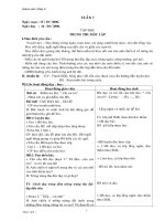 giáo án tuần 7 - lớp 4