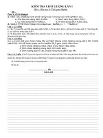 Kiêm tra chương 1- hóa 9