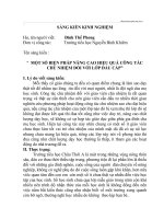 SKKN L5 về công tác chủ nhiệm