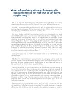 Vì sao ở đoạn đ¬ường sắt vòng, đường ray phía ngoài phải đặt cao hơn một chút so với đường ray phía trong.doc