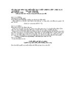 bài kiểm tra chất lượng lớp 7 học ki ii