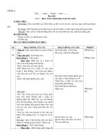 Giáo án lớp 2-Tuần 1