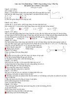 Đề kiểm tra ch­­uơng chất khí