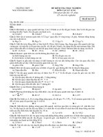 KIEM TRA 45 PHÚT VAT LÝ 12NC