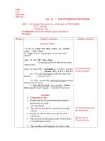 GIÁO ÁN TỰ CHỌN 11- HKII