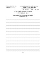 ke hoch phat trien nam hoc