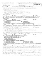 ĐỀ KIỂM TRA CHẤT LƯỢNG ĐẦU NĂM