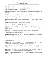 Một số bài toán số học (HSG)