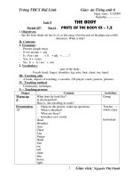 giáo án tiếng anh 6 cực hay.hân