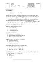 Đề thi chất lượng lớp 3