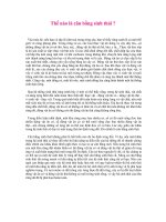 Thế nào là cân bằng sinh thái