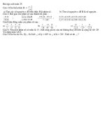 bài tập số 6 để dạy thêm