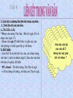 Tiet 4: Lien ket trong van ban